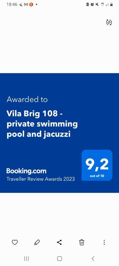 Vila Brig 108 - Private Swimming Pool And Jacuzzi 里耶卡 外观 照片